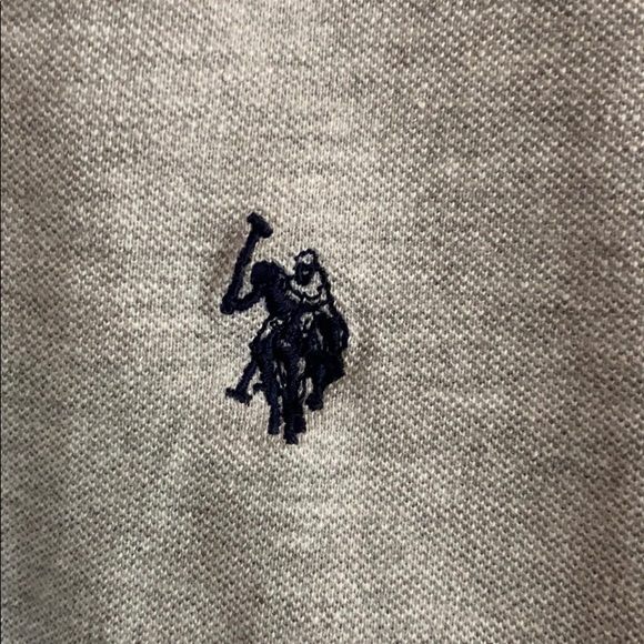 gray polo shirt - Picture 2 of 4